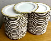 SALE ★★おすすめ★★ Made in Japan Noritake BONE CHINA Used Plate 27cm プレートットノリタケ皿27cm 34 枚セート中古です。_画像7