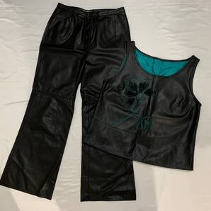 TOKUKO 1er VOL 徳子 トクコ レザー セットアップ パンツ カットソー トップス