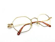 Jean Paul GAULTIER ジャンポールゴルチエ ゴルチェ　sunglasses 眼鏡　メガネ　めがね　オクタゴン　ゴールド　vintage_画像8