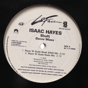 12inchX2レコード　ISAAC HAYES / SHAFT (DANCE MIXES)