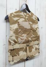 VINTAGE ヨーロッパ古着 ＊イギリス軍＊COVER BODY ARMOUR IS DESERT DPM 　デザートカモフラ―ジュ 　ボディアーマー　ベスト 180/104_画像8