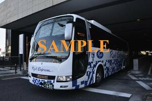 D【バス写真】L版１枚　両備バス　エアロエース　吉備エクスプレス　大阪駅