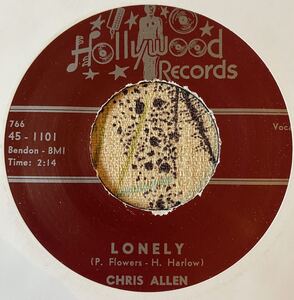 Chris Allen 7inch Tick Tock / Lonely Black RnR ロカビリー