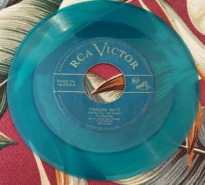 Pee Wee King And His Golden West Cowboys 1949 US Original Green Vinyl 7inch Rootie Tootie / Tennessee Waltz Hillbilly ロカビリー
