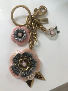 COACH コーチ バッグ チャーム フラワーチャーム