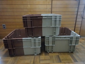 Мгновенное решение Использованные предметы красоты 3 штуки вместе Пластиковый контейнер Sanko Japan SN контейнер N♯71 2071101　