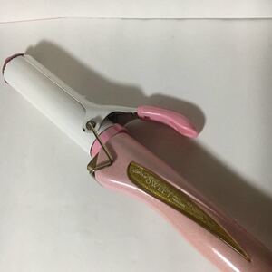 テスコム 32mm マイナス イオン ヘアーアイロン (ピンク)