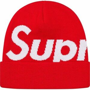 【国内・未開封】19FW Supreme Big Logo Beanie Red / シュプリーム ボックス BOXLOGO