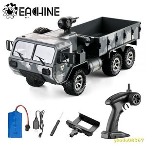 OL039:Eachine EAT01 1/16 2.4G 6WDRC car 720P camera Propo -shonaru control rice land army off-road lock crawler truck 