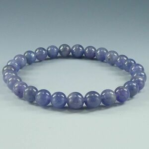 [ tanzanite ] TZN965 approximately 6.5mm(±0. number mm) 27 bead 13.5gzoi site bracele man and woman use unisex breath Power Stone natural stone 