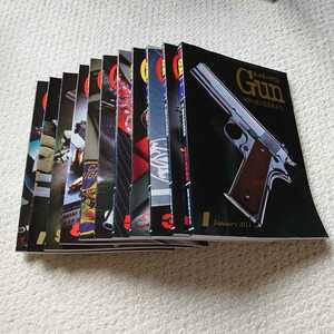 【国際出版】2011年発行　銃　射撃の専門誌Gun11冊