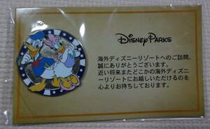 非売品 海外 ディズニー パーク ドナルド デイジー PINS ピンバッジ ピンズ ピンバッチ レア 