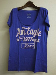 【Sale 長期保管】NY/新☆American Eagle Outfitters/アメリカンイーグルアウトフィッターズ☆ Tシャツ/レディースLサイズ