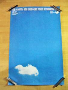 PLASTIC ONO BAND 1969 LIVE notification poster goods John Lennon John Lennon Eric Clapton