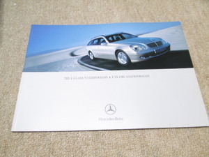  Mercedes Benz E Class Station Wagon 06 year 4 month issue catalog 