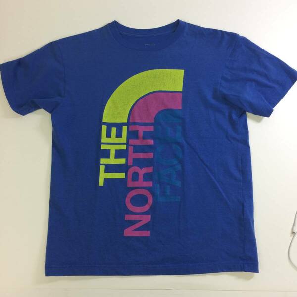 THE NORTH FACE ビッグロゴ Tシャツ Sサイズノースフェイス ブルー
