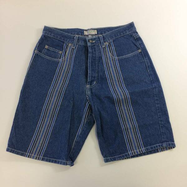 90s USA製 guess jeans デニムハーフパンツ w30