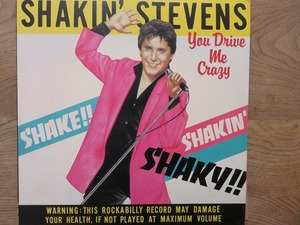 シェイキン・スティーヴンス/SHAKIN'STEVENS/ドライヴ・ミー・クレイジー/日本盤/LP/ロカビリー/アルバート・リー