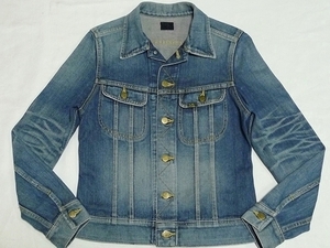 美品LeeリーSHOP限定[LS0411]101JRidersJacketスリムライダースジャケットM UsedWash\18700