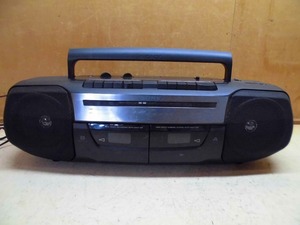 やK7S SONY ダブルカセット ラジカセ CFS-W338 ラジオ カセット Wラジカセ 電源コード付 ソニー ダブルデッキ