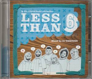 中古CD■HIPHOP■MIX CD／DJ DAISHIZEN／LESS THAN 6／2枚組／JURASSIC 5 音源■DJ Nu-Mark, Ozomatli, Blackalicious, Cut Chemist