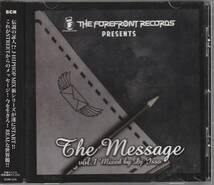 中古CD■HIPHOP/日本語■MIX CD／DJ ISSO／The Message Vol.1■A-THUG, Y'S, SEEDA, D.O, SCARS, BES, JAGGLA, BRON-K, MIKRIS, 鬼, 無也_画像1