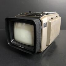 [J403] ナショナル 白黒テレビ TR-5030 DC9V 80年製 ポータブルテレビ 昭和レトロ 現状出品_画像1