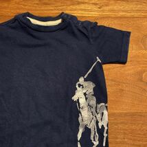 POLO ラルフローレン RALPH LAUREN つなぎ　ロンパース　ビッグポニー　ベビー　キッズ　USA古着_画像1