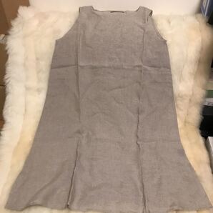 【新品・未使用】b2c ルームウェア リネン ノースリーブチュニック