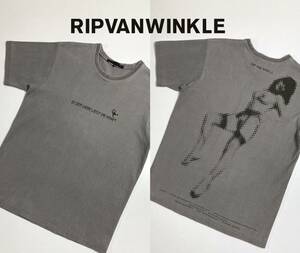 rip van winkle 両面プリント Tシャツ 厚手 ビンテージ仕様 リップヴァンウィンクル