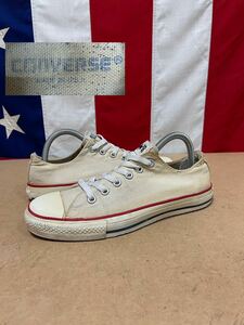 *90's*USA made *CONVERSE* Converse *ALL STAR* all Star * sneakers * low cut * canvas cloth *OLD*vintage*6 1/2*25cm*