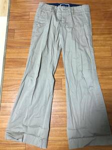 * free shipping * chino pants AmericanEagle old clothes beige American Eagle bottoms 