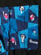 中日ドラゴンズ　応援　浴衣　帯　セット　シャオロン　パオロン　ドアラ　　フリーサイズ　赤、青、紺_画像3