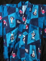 中日ドラゴンズ　応援　浴衣　帯　セット　シャオロン　パオロン　ドアラ　　フリーサイズ　赤、青、紺_画像2