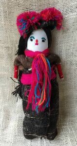 * Mexico handmade soft toy ani Marie to* girl Indy henna 