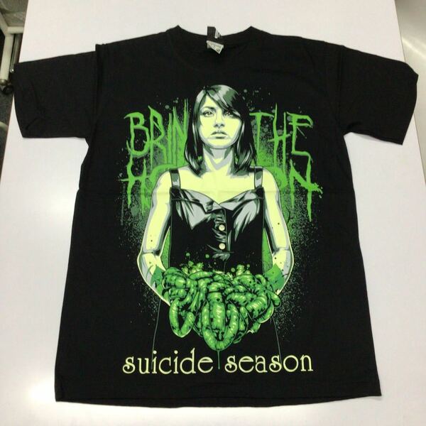 SR7A1. バンドTシャツ Mサイズ　BRING ME THE HORIZON ⑦ ブリングミーザホライズン　BMTH