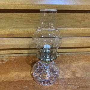 [21050413HT] kerosene lamp / desk lamp /7 minute core / short Hoya / clear oil ./ oil lamp / Hong Kong made 