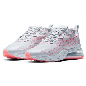 ☆NIKE AIR MAX 270 REACT SP 薄灰/明赤 28.0cm ナイキ エア マックス 270 リアクト スペシャル CQ6549-100