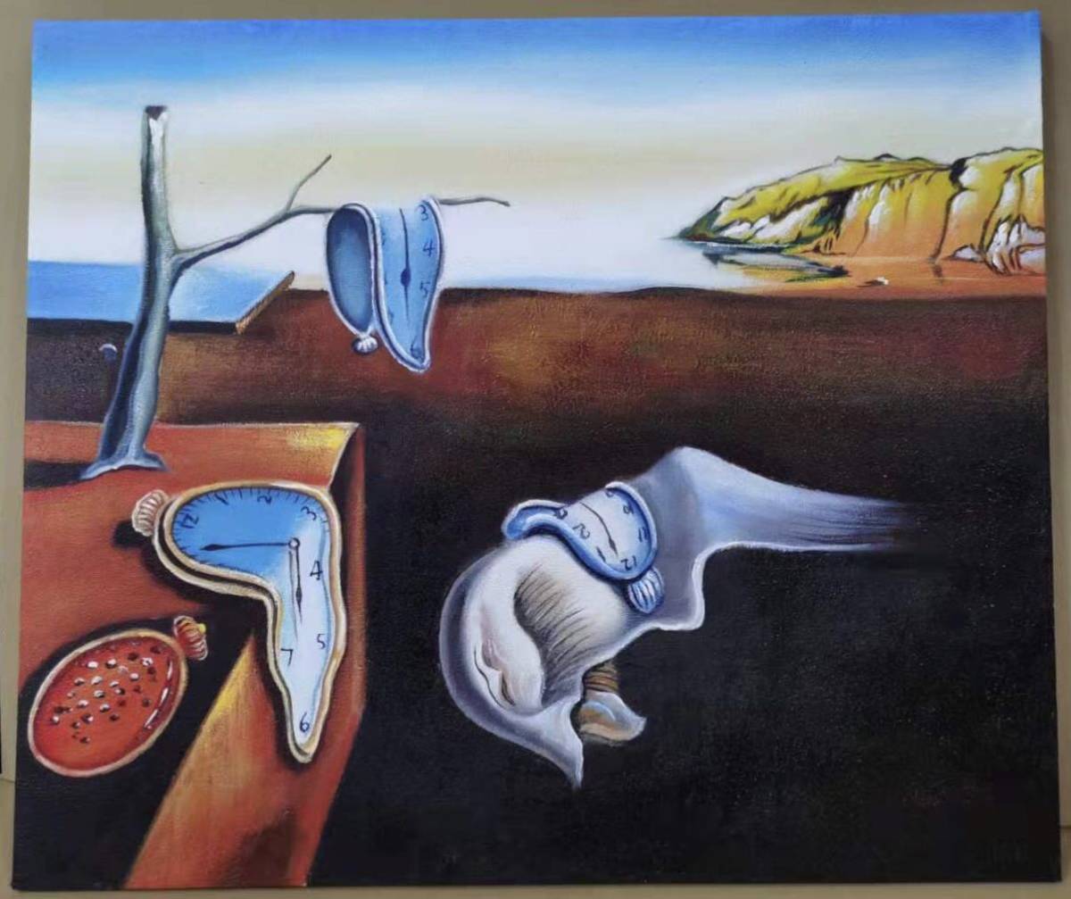 ◆Arte moderno◆Pintura☆Pintura al óleo☆No.F20 La persistencia de la memoria Dali/copia☆Para cambiar el aspecto de tu habitación, cuadro, pintura al óleo, otros