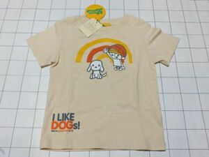 ◆Tシャツ 子供用 半袖 サイズ(S/110cm) Laundry(ランドリー) I LIKE DOGs!◆新品 同梱可 キッズ Kids Child スマイル 愛犬 動物