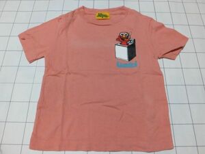 ◆Tシャツ 子供用 半袖 サイズ(S/110cm) Laundry(ランドリー) エルモ セサミストリートコラボ◆古着 同梱可 キッズ Kids Child スマイル