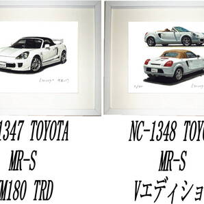 NC-1347トヨタ MR-S・NC-1348 MR-S限定版画300部 直筆サイン有 額装済●作家 平右ヱ門 希望図柄をお選びください。