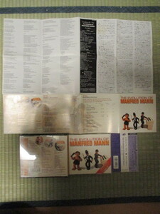 CD Manfred Mann「アンソロジー THE EVOLUTION OF …」国内盤扱い MSIG0029/30 2CD(34曲)+DVD-ROM(ビデオ8曲) 帯付き CD2に微かなかすり傷