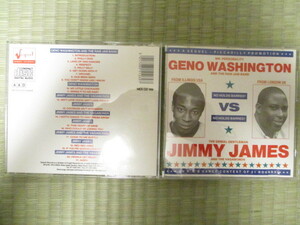 CD Geno Washington, Jimmy James「NO HOLDS BARRED!」輸入盤 NEXCD169 England製 盤に軽いかすり傷 2人のコンピレーション 全21曲