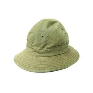 * free shipping * rare dead stock 40s Vintage US ARMY daisy mei hat herringbone HBT hat military WWⅡ old clothes large war the US armed forces 