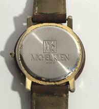 MICHEL KLEIN Paris ミッシェル クラン 押し花腕時計 アンティーク 3針 レディース ジャンク品_画像5
