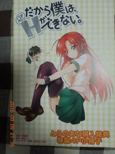 だから僕はHができない リーフレット 岡霧硝 桂井よしあき