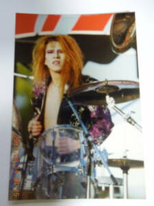 YOSHIKI 写真 ブロマイド 103 / X JAPAN