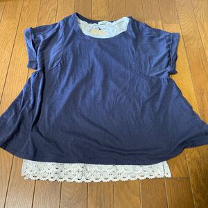 ニコアンド 半袖Tシャツ カットソー+タンクトップ