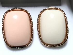  antique style .. manner design earrings [ inspection / san ./ coral ]S